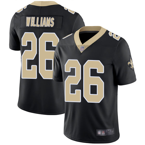 Men New Orleans Saints Limited Black P J  Williams Home Jersey NFL Football #26 Vapor Untouchable Jersey